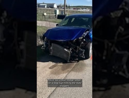Video of Colorado state trooper highway crash #news #colorado