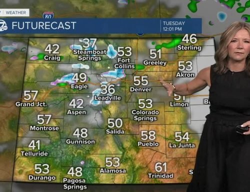 More rain on the plains and snow across the Colorado high country