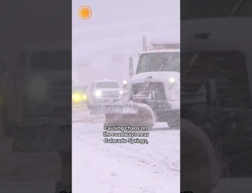Huge winter storm dumps several feet of snow in Colorado #shorts