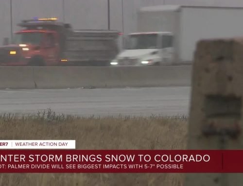 CDOT urges drivers to be safe as Colorado is hit with heavy snow