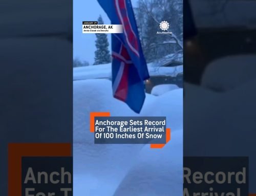 Anchorage Buried by 100 inches of Snow, Causing Roofs to Buckle