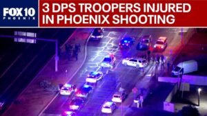 DPS trooper hurt in shooting, 2 others struck by shrapnel | FOX 10 Ph…