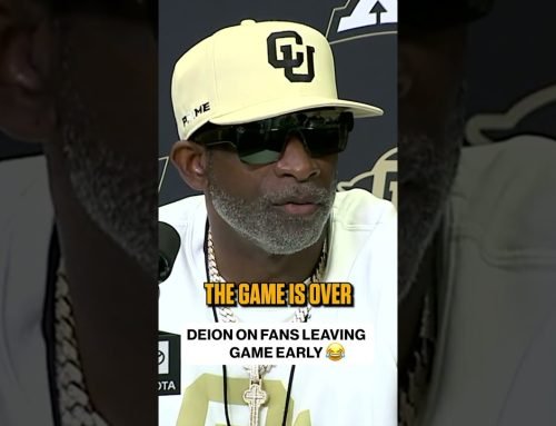 Deion on Buffs fans leaving game early 😂 #football #colorado #buffaloes #fans