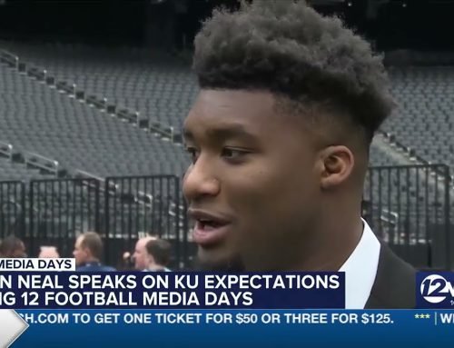 12 News 1-on-1 with Kansas’ Devin Neal at Big 12 Media Days