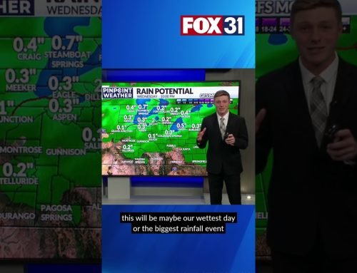 Rain and snow chances across Colorado this week