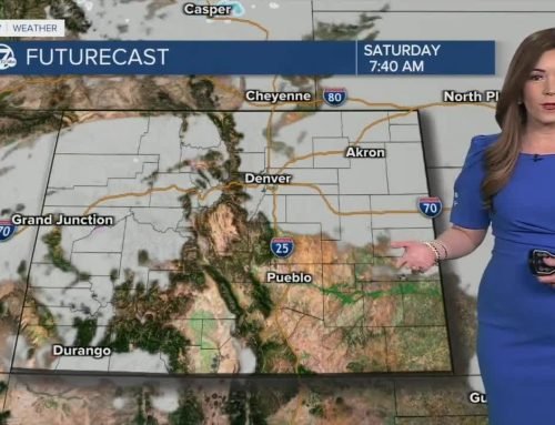 Cooler temps with scattered showers in Denver this weekend