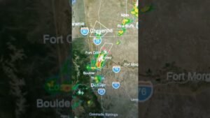 6-20-24 TORNADO WARNING for Weld County in Colorado