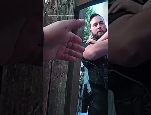 Deputies rescue trapped children from backyard of burning Colorado home