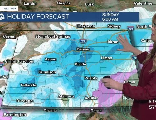 Could be hottest Christmas ever in Denver, then cold air/snow move in