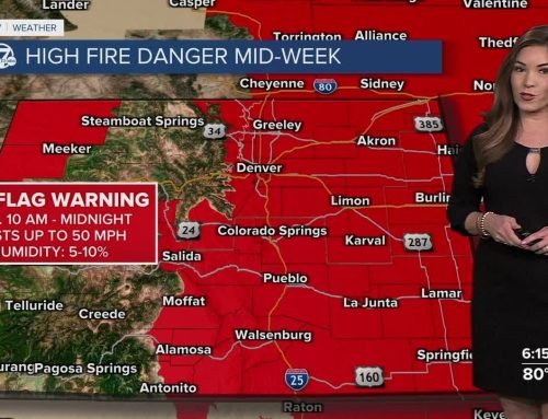 Strong winds, sizzling temps lead to high fire danger in Denver metro, plains Wednesday
