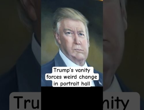 Trump’s vanity forces weird change in portrait hall