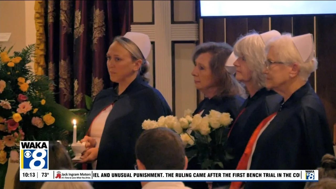Central Alabama Nurses Honor Guard Gives Fallen Nurses a Final Tribut...