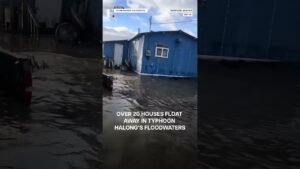 Home Floats Away as Typhoon Halong Ravages Western Alaska’s Coast | N18G