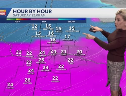 A winter storm watch goes into effect Friday in Northwest Arkansas an…