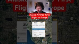 Alaska Airlines’ First Flight to Europe