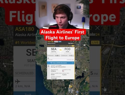 Alaska Airlines’ First Flight to Europe