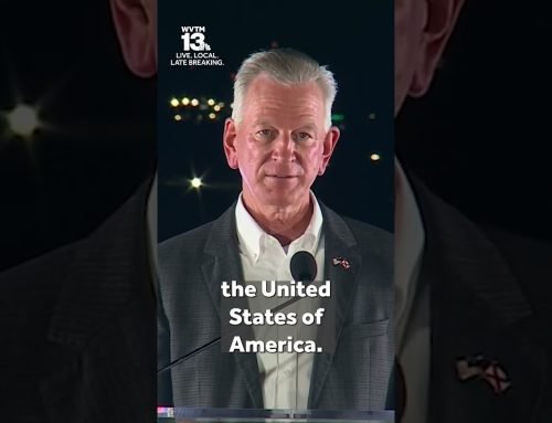 Sen. Tommy Tuberville speaks after winning Alabama GOP primary for governor