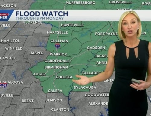 Flood Watch in effect across parts of Alabama Monday as more heavy rain and storms develop