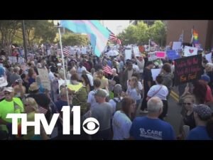 No Kings protest in Little Rock draws large crowd to Arkansas State C…