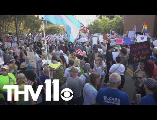 No Kings protest in Little Rock draws large crowd to Arkansas State C…