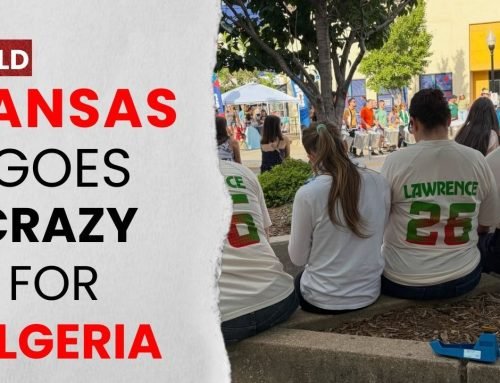 Lawrence Celebrates Algeria’s Huge World Cup Win