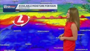 Heavy summer storms in Alabama’s weekend weather forecast.