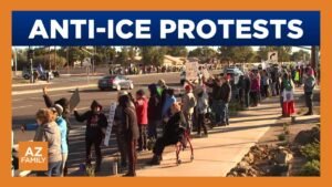 Anti-ICE protests take place across Arizona