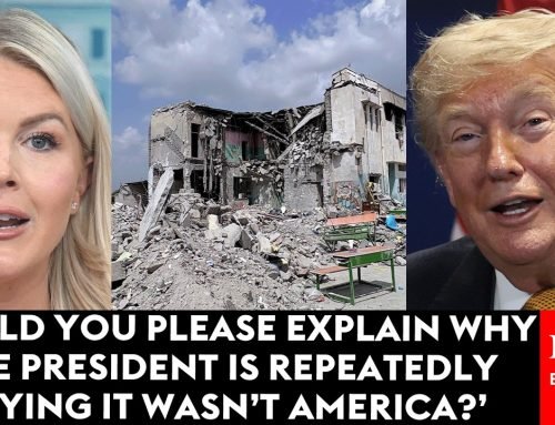 Reporter Repeatedly Asks Karoline Leavitt About Trump’s Comments On Iran Girls School Airstrike