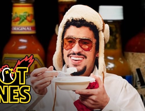 Bad Bunny Risks His Life While Eating Spicy Wings | Hot Ones
