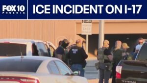 Immigration agents respond to Valley freeway incident l FOX 10 Phoeni…