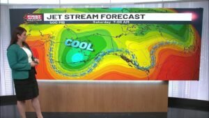 Showery weather pattern for Alaska
