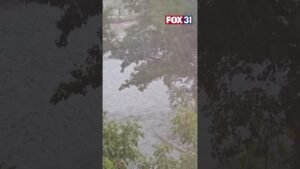 Storm brings hail to Aurora