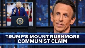 Trump Claims Communists Want to “Blow Up” Mount Rushmore