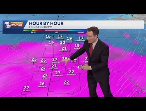NWA, River Valley to get significant sleet & snow