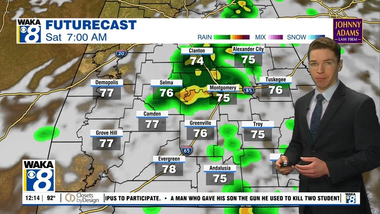 Mid-90° heat Friday, Better rain chances and less hot this weekend - ...