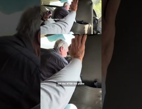 Video inside plane as it makes emergency landing in Alaska