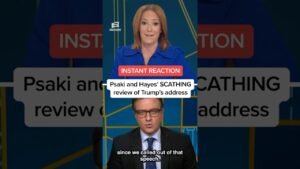 INSTANT REACTION: Psaki and Hayes’ SCATHING review of Trump’s address