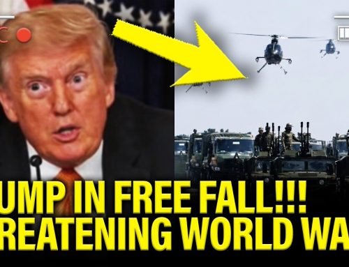 Trump PANICS in AM and THREATENS WORLD WAR
