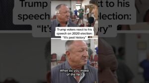 Trump voters react to his speech on 2020 election: ‘It’s past history’