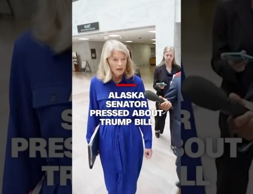 Alaska Republican Sen. Murkowski pressed about Trump policy bill vote
