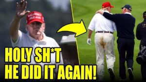 Trump HUMILIATED by TINY Crowd After Caught CHEATING At GOLF!