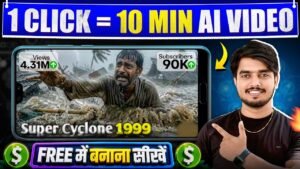 Long AI Video Kaise Banaye (10 Min) Using Just 1 Prompt  Full AI Aut…