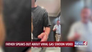 Father speaks out about viral gas station video