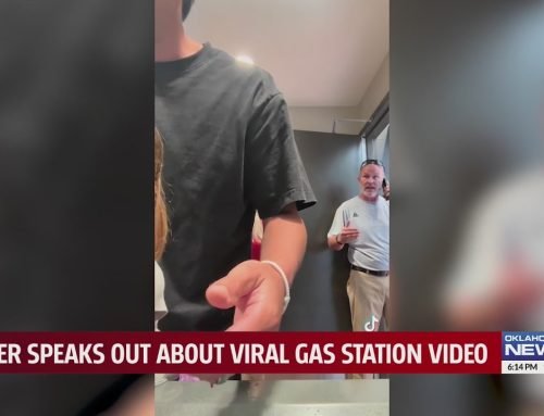 Father speaks out about viral gas station video