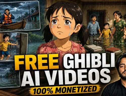 Create Cinematic Ghibli-Style AI Videos for FREE | ChatGPT + Google F…