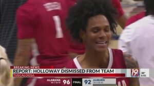 Alabama Basketball Player Aden Holloway Arrested on Marijuana Possession Charge | March 16, 2026 | N