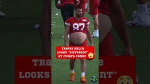 Travis Kelce Looks Completely Different This Season 😲 #NFL #TravisKelce #Chiefs