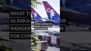 $1.9 billion Alaska-Hawaiian Air merger is ‘good for the customer’: Analyst 💰🛩️ #shorts