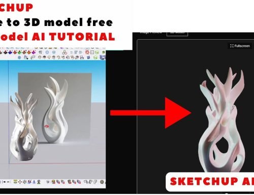 how to create sketchup 3D  model from Image using AI / Sketchup AI 3D…