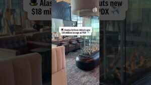 New Alaska lounge at Portland airport offers soundproof rooms and a pancake machine